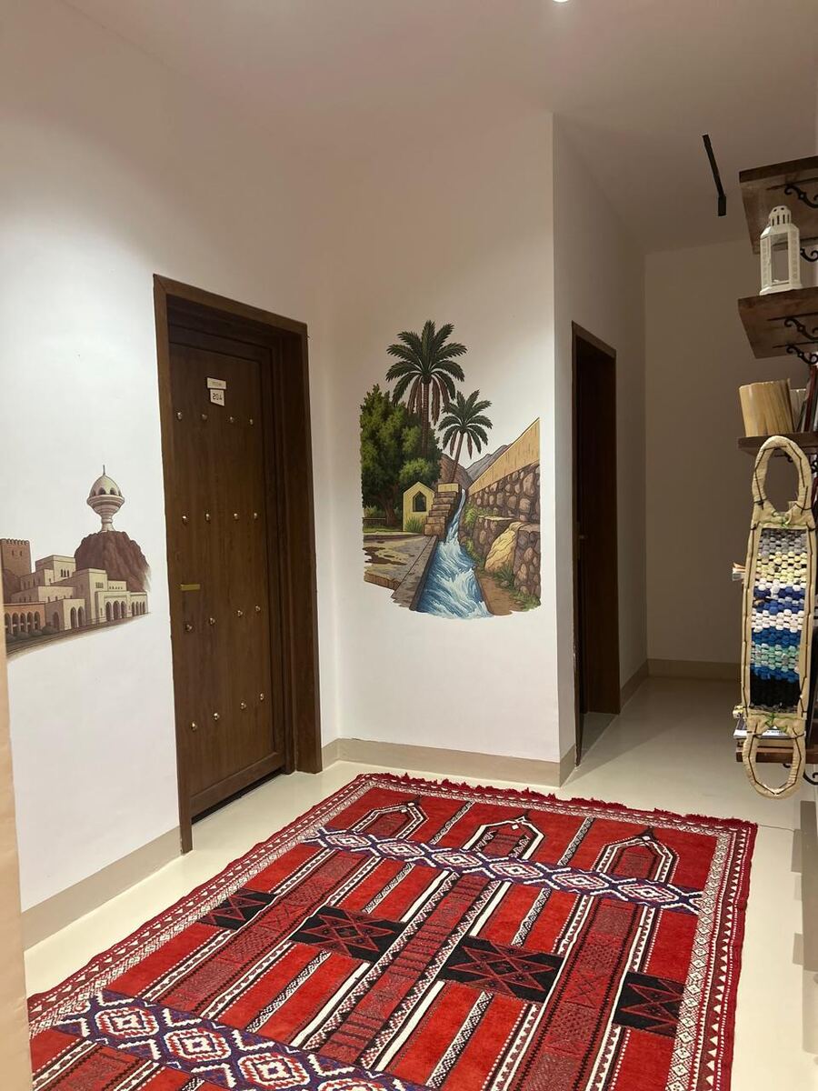 Hand-painted Omani murals