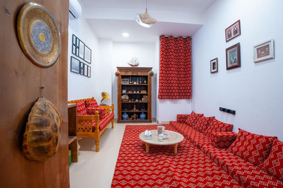 The majlis inside the house